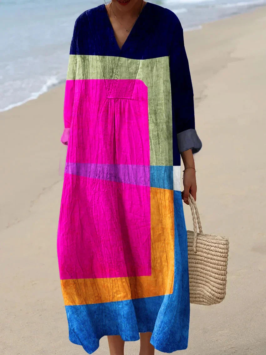 Sukienka bawełniana inspirowana sztuką – naturalne piękno, które przyciąga uwagę