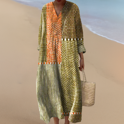 Sukienka Maxi Boho – Odważne Wzory, Nieskomplikowany Komfort