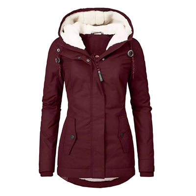 Brittany | Ciepła damska kurtka z kapturem
