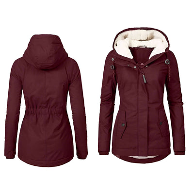 Brittany | Ciepła damska kurtka z kapturem