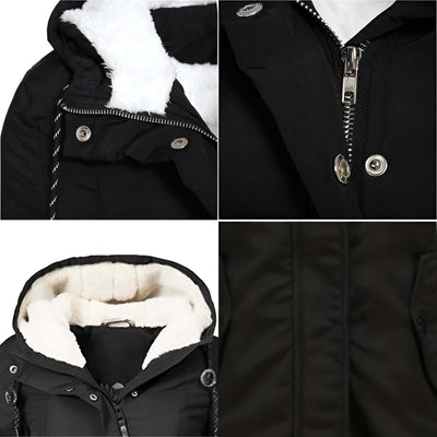 Brittany | Ciepła damska kurtka z kapturem