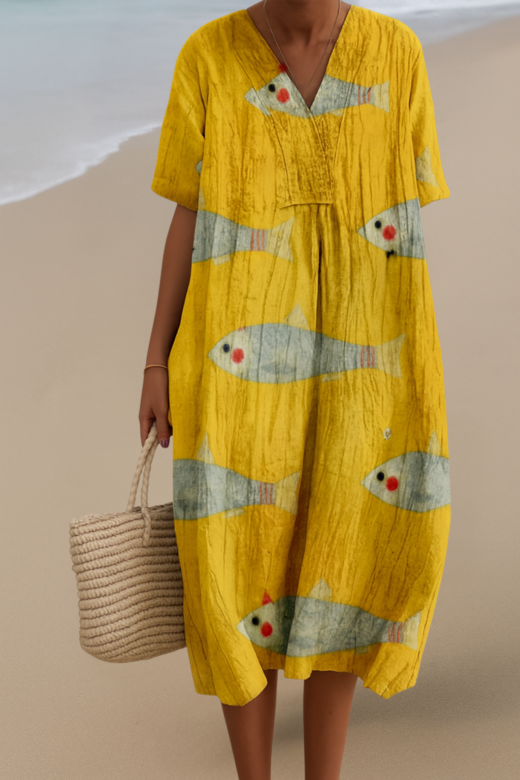 Sukienka bawełniana inspirowana sztuką – naturalne piękno, które przyciąga uwagę