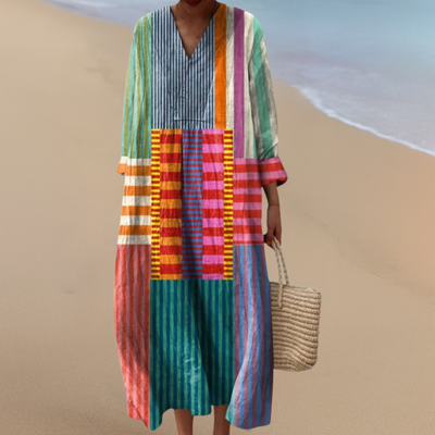 Sukienka Maxi Boho – Odważne Wzory, Nieskomplikowany Komfort